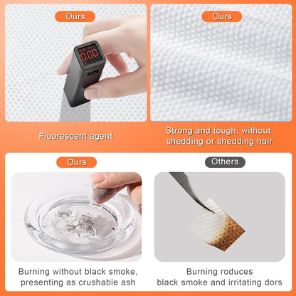 6Pcs Disposable Bath Towels: Thick, Absorbent. Travel Camping Gym Hotel Kit