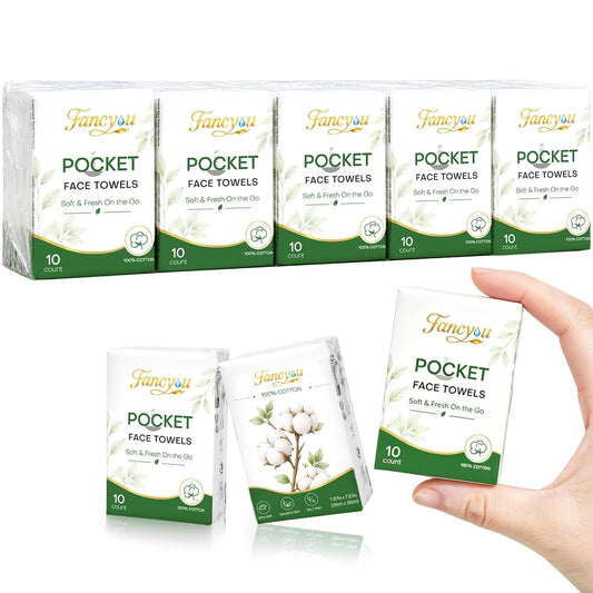 100 Count Disposable Face Towel Travel Pack Disposable Washcloths