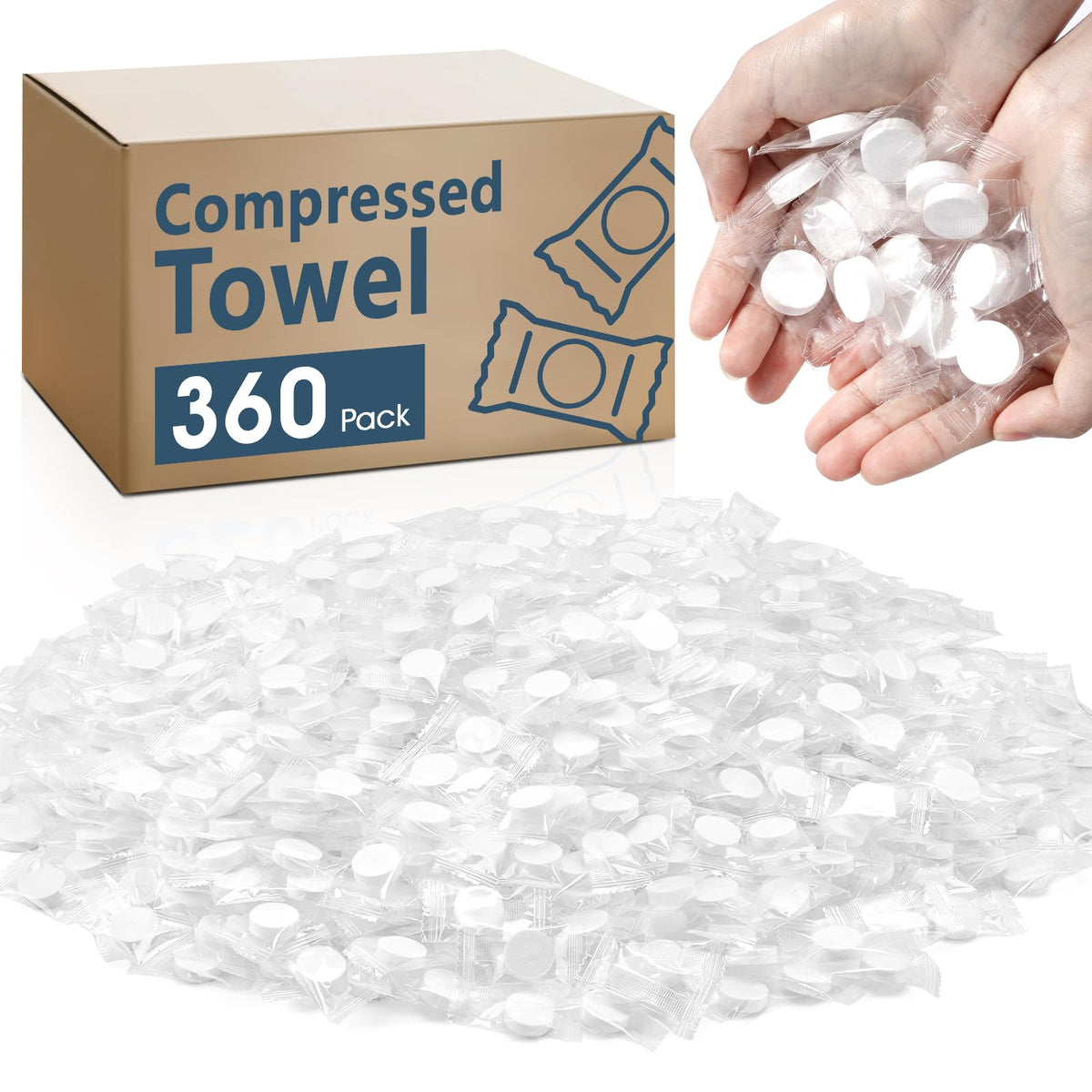 180 Pcs Compressed Towel, Mini Compressed Towel Tablets, Camping Towel