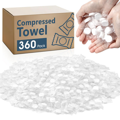 180 Pcs Compressed Towel, Mini Compressed Towel Tablets, Camping Towel