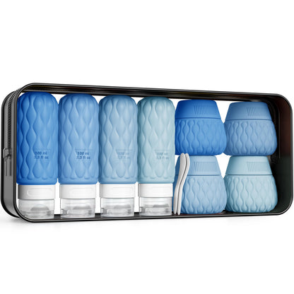 Travel Bottles for Toiletries Silicone Travel Size Containers 3.4oz 1.7oz