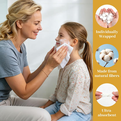 100 PCS Mini Disposable Portable Face Compressed Towel