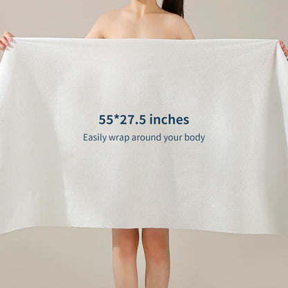 10 Pack Disposable Bath Towels 55''X27.5'’ Durable Portable Camping Towels