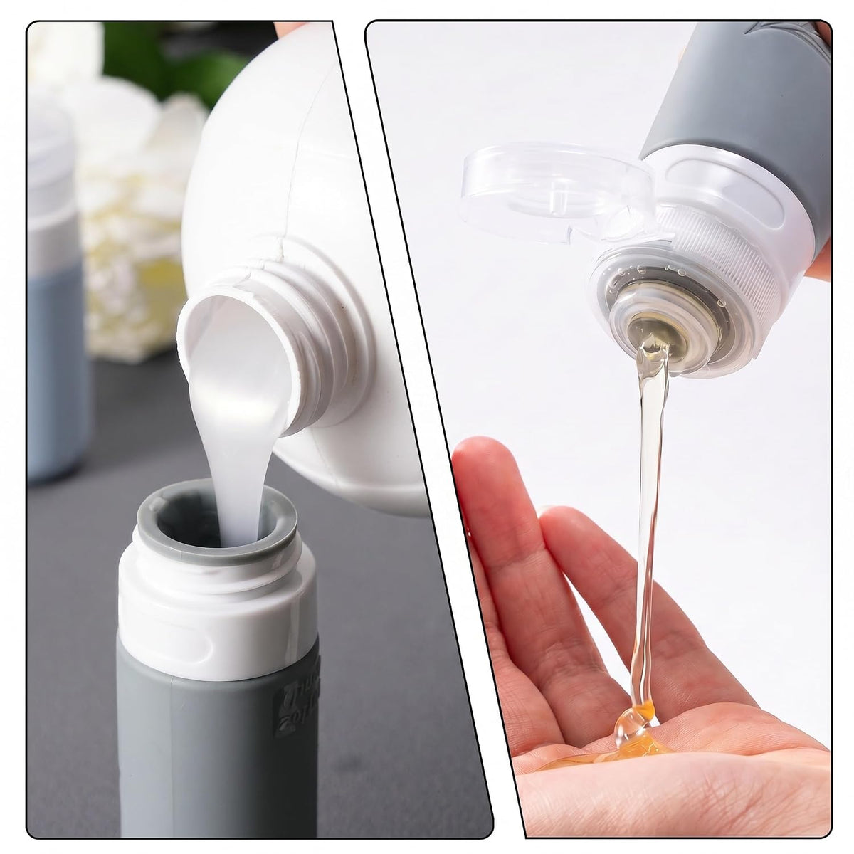 18 Pack Travel Bottles for Toiletries, Leak Proof, TSA Approved 3oz