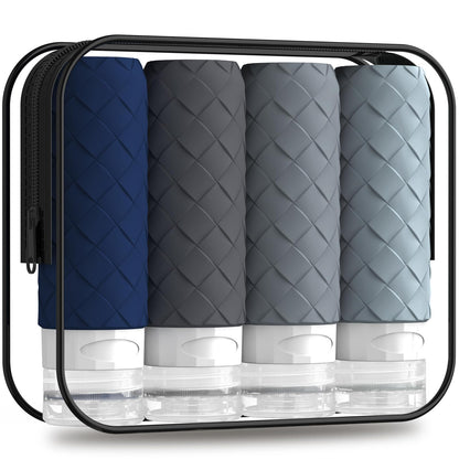 Silevoler Travel Bottles for Toiletries, TSA-Approved Travel Size Container