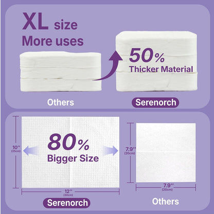 Large Compressed Towel Tablets, 30 Count