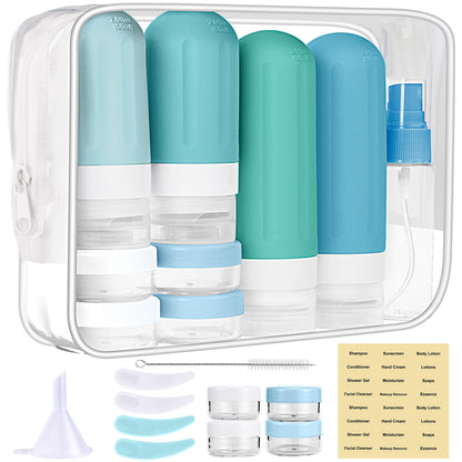 Travel Bottles for Toiletries 18Pack Containers Travel Size Toiletries