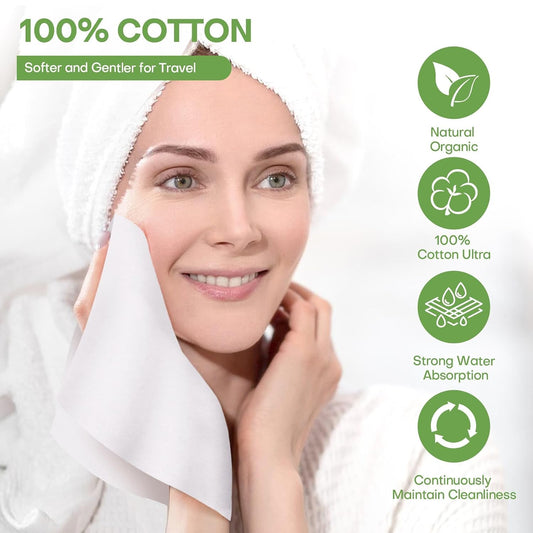 100 PCS Compressed Towel Disposable Face Towels