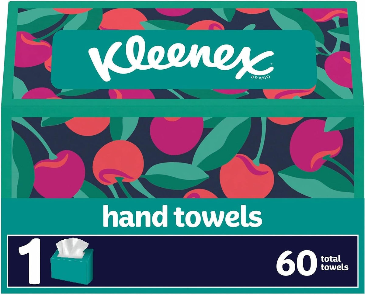 Kleenex Hand Towels, Single-Use Disposable Paper Towels, 1 Box, 60 Towels Total