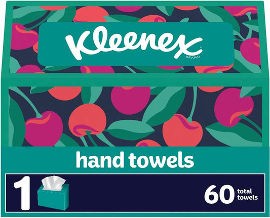 Kleenex Hand Towels, Single-Use Disposable Paper Towels, 1 Box, 60 Towels Total