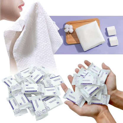 27 Pack Disposable Compressed Towels Set for Travel Portable Washcloths