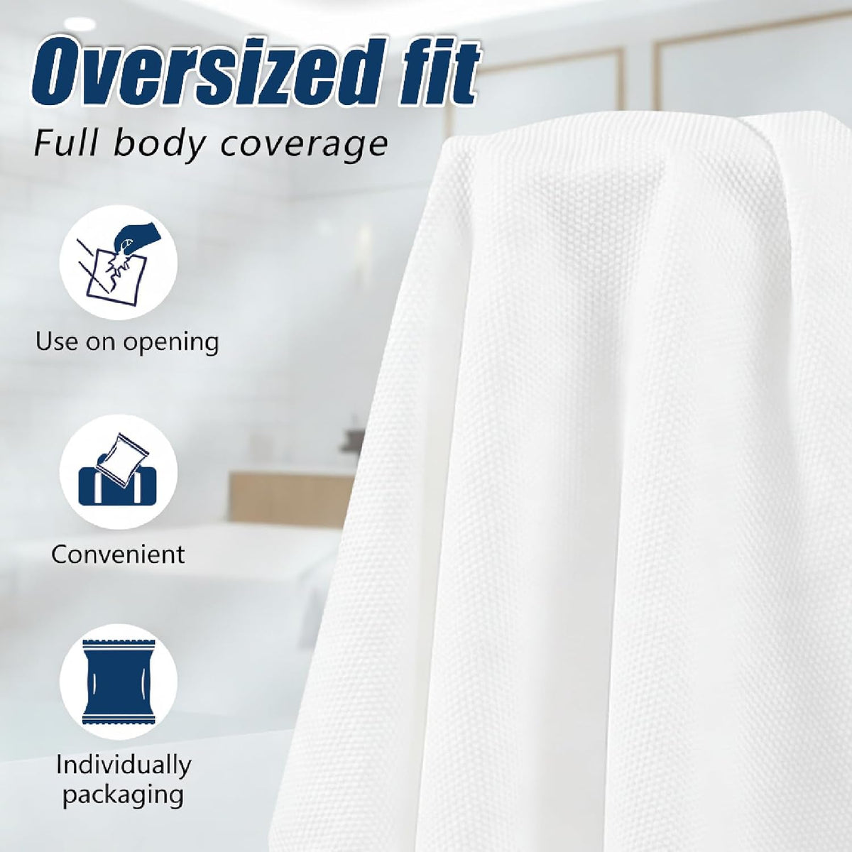Disposable Bath Towels for Travel Thicken Soft Quick Dry 20 Pack