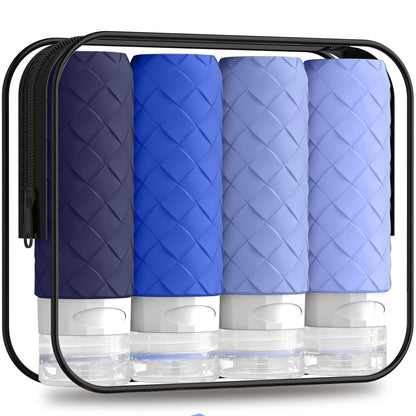 Silevoler Travel Bottles for Toiletries, TSA-Approved Travel Size Container