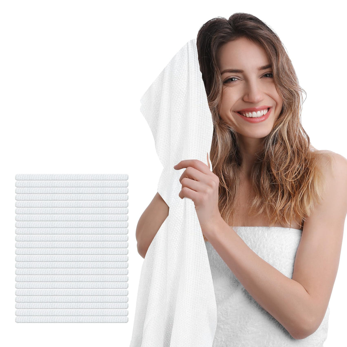 Premium Disposable Towel, 100 PCS Ultra Soft, Quick Dry Disposable Hair Towels Spa Salon Towel, Portable Body Towels Disposable for Massage Beauty Hotel Camping Travel Gym 28 x 12 inch