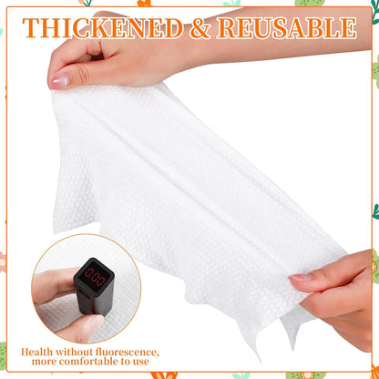 60 Pcs Disposable Washcloths for Travel, 11.8x9.4 inch