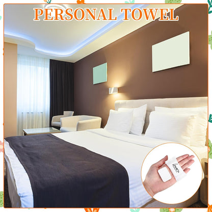 60 Pcs Disposable Washcloths for Travel, 11.8x9.4 inch