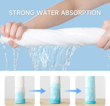 5 Pcs Disposable Bath Towels for Travel Larger And Thicker, 55.1 x 27.5"