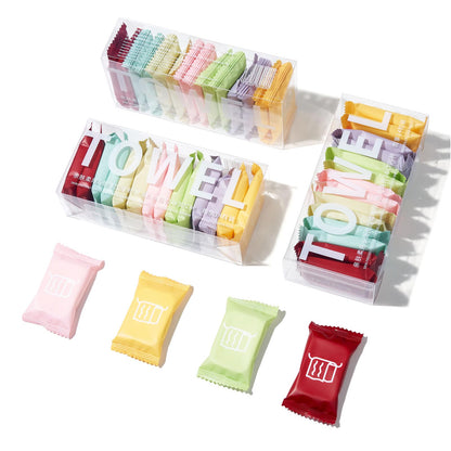 QIUTIMIY 56PCS Disposable Compressed Towels Tablet for Travel Wash Cloth Disposable Washcloths Portable Face Towels Super Absorbent