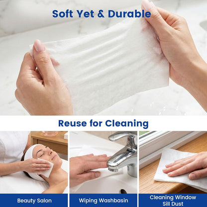 BigOtters 100PCS Compressed Towels, Disposable Face Towels for Travel Cleaning Supplies, Expandable Wipes Tablets Survival Gear and Supplies for Outdoors Camping Hiking Hotel