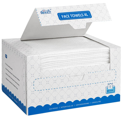 HOMEXCEL Face Towels, Disposable Face Towelette Ultra Soft & Absorbent