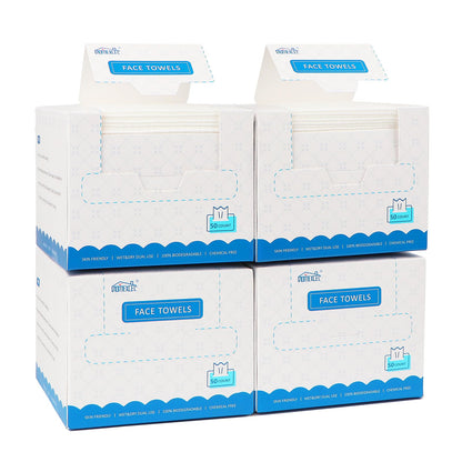 HOMEXCEL Face Towels, Disposable Face Towelette Ultra Soft & Absorbent