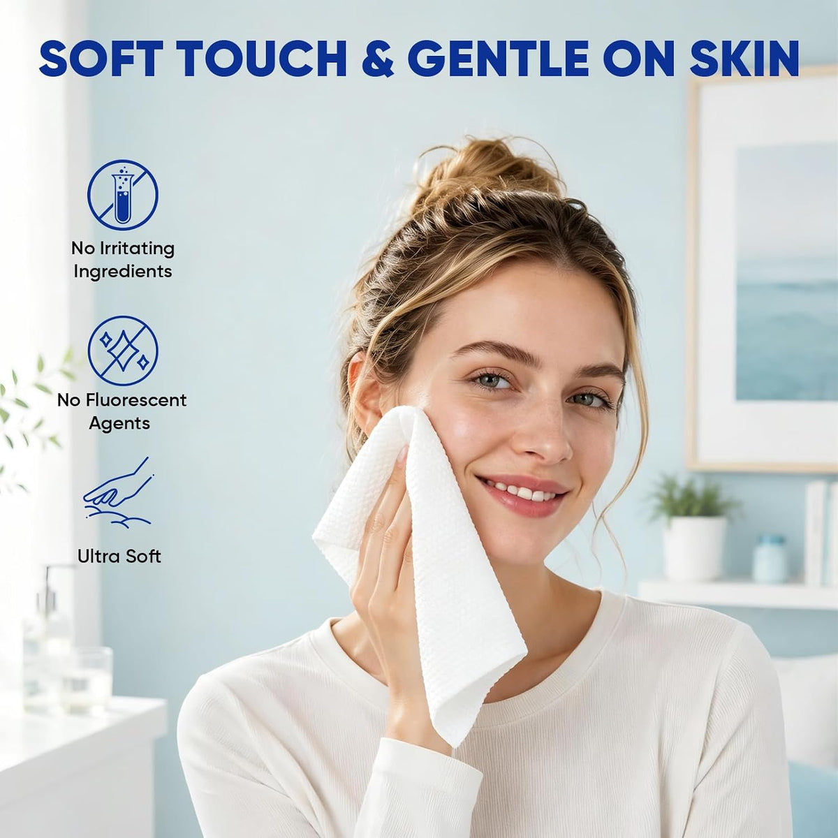48PCS Disposable Washcloths and Face Towels,(11.5" x10") Compressed Towels