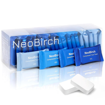 40Pcs Disposable Compressed Face Towels Tablets, Washcloths for Travel