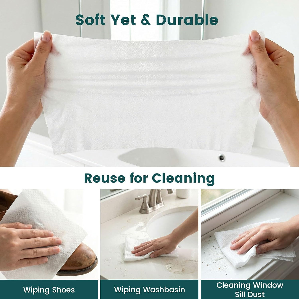 MCPINKY 42 PCS Disposable Face Towels, Compressed Towels