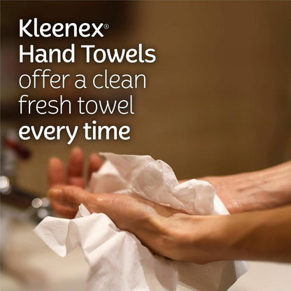 Kleenex Hand Towels, Single-Use Disposable Paper Towels, 1 Box, 60 Towels Total
