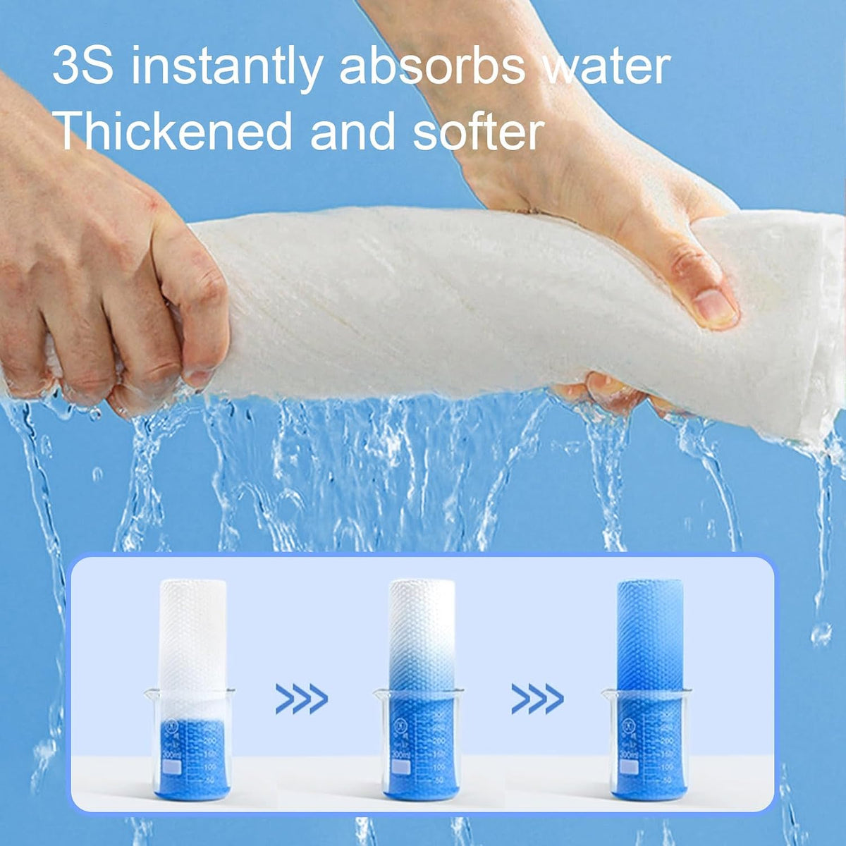 THMINS 20 Pack Disposable Bath Towels Extra Large, 27.5"x55" Shower Towels