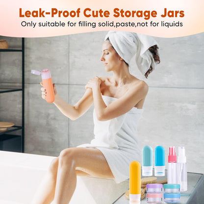 Travel Bottles for Toiletries 18Pack Containers Travel Size Toiletries