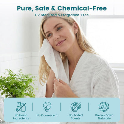 LOVEINUSA 360 PCS Compressed Towels, Bulk Cotton Disposable Face Towels