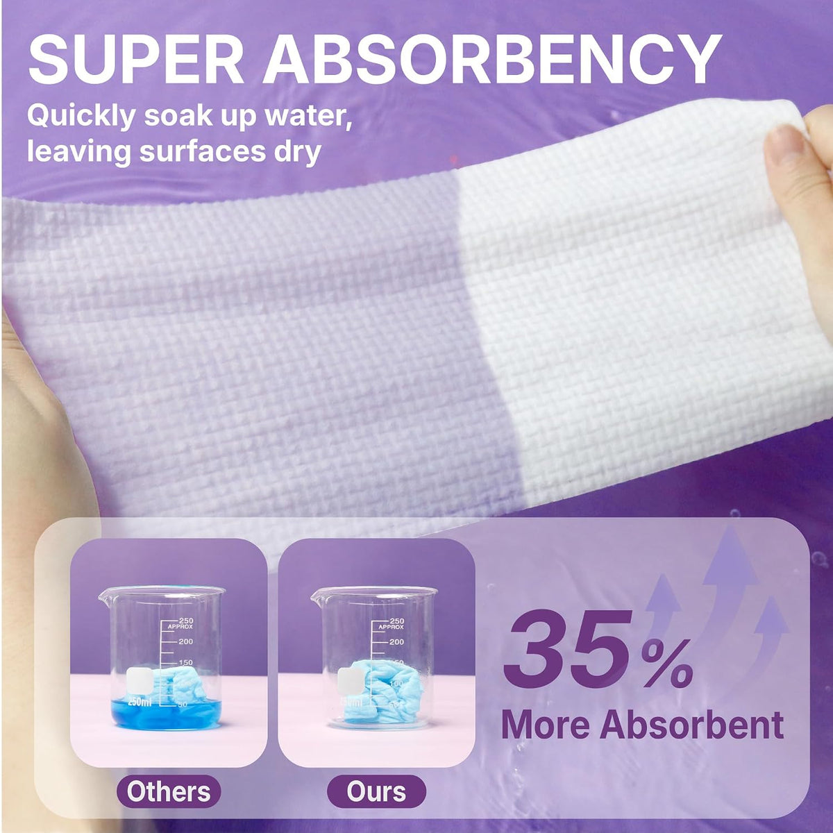 Large Compressed Towel Tablets, 30 Count