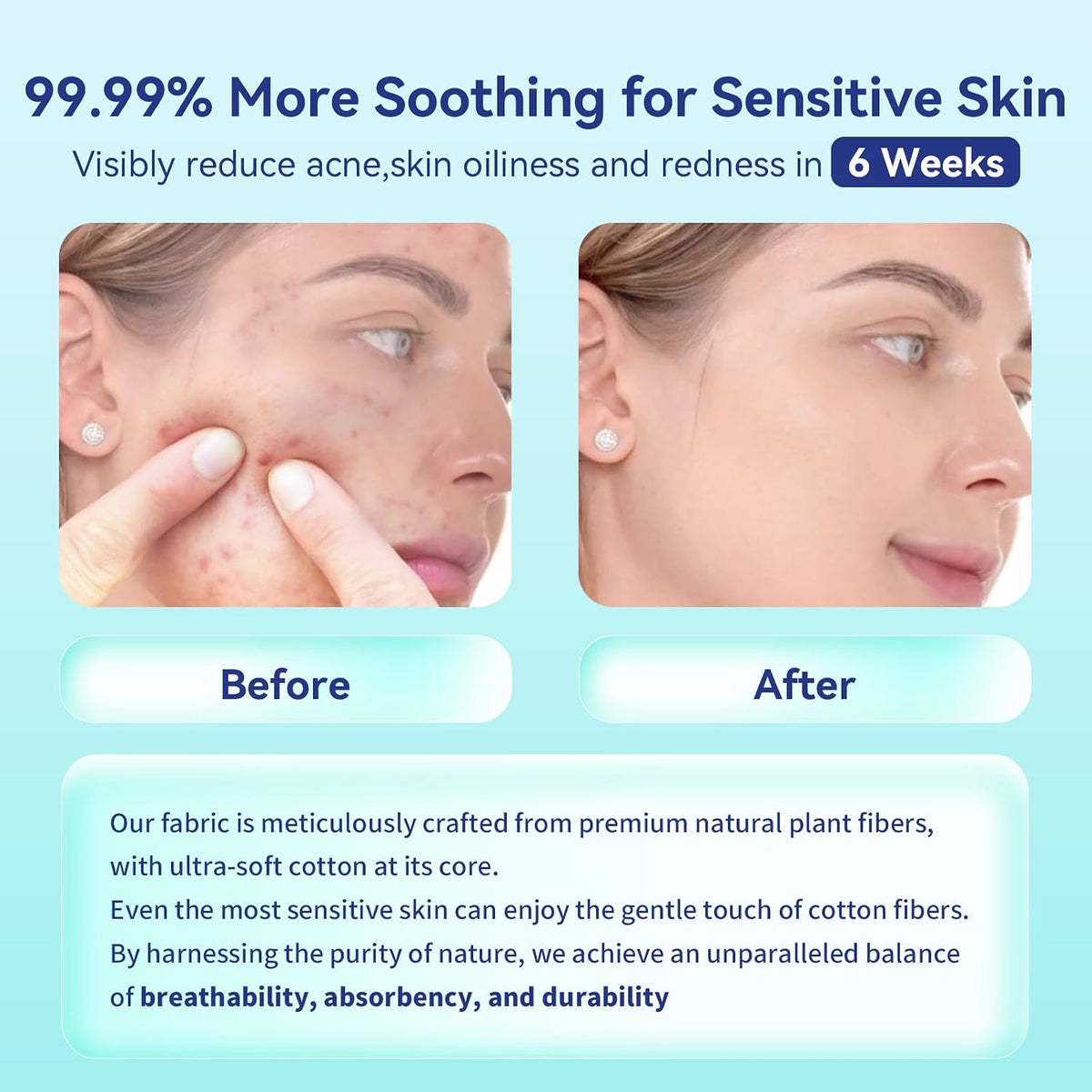 Ditoi Disposable Face Towels XXL, Soft Deep-Cleansing Face cloths,50 Count