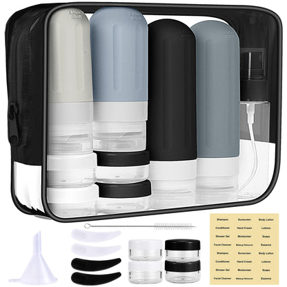 Travel Bottles for Toiletries 18Pack Containers Travel Size Toiletries