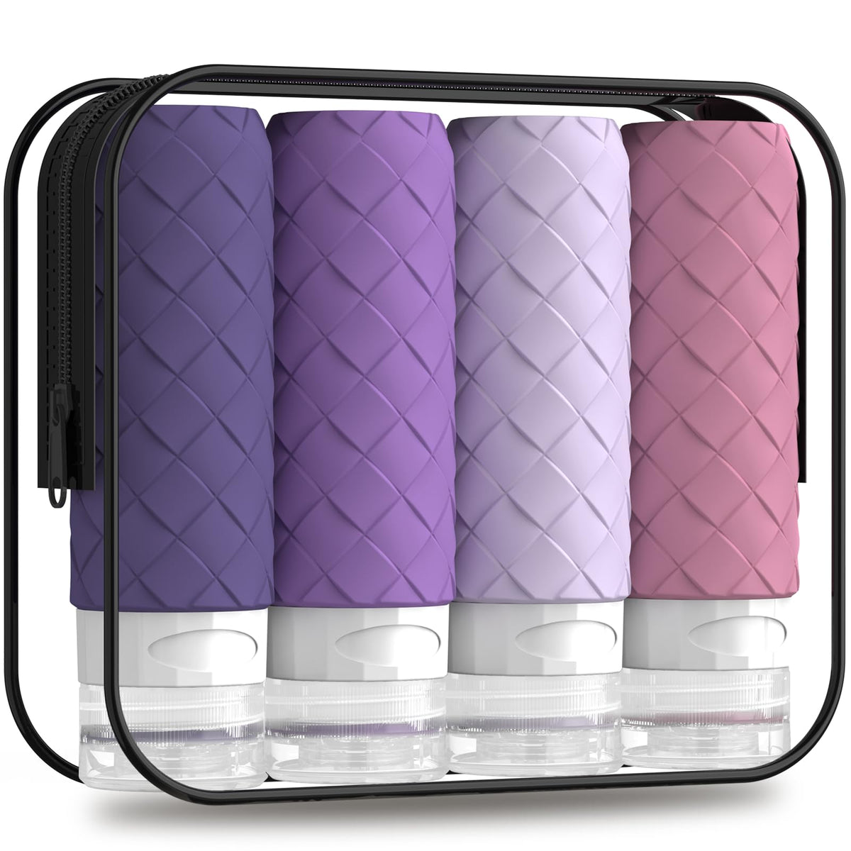 Silevoler Travel Bottles for Toiletries, TSA-Approved Travel Size Container