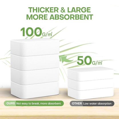Compressed Towels Disposable Face Towel Disposable Washcloths 50 Count