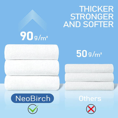 40Pcs Disposable Compressed Face Towels Tablets, Washcloths for Travel