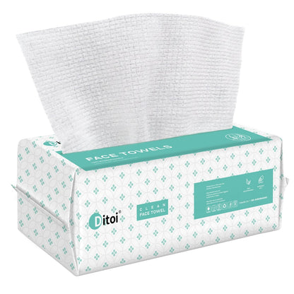 Ditoi Face Towels,Ultra Soft Disposable Face cloths-Travel Essentials