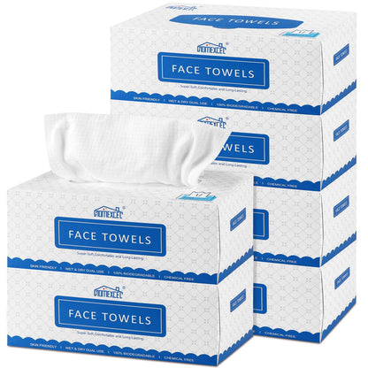 HOMEXCEL Face Towels, Disposable Face Towelette Ultra Soft & Absorbent