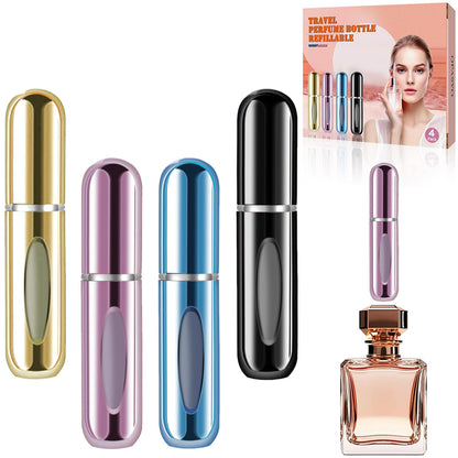 opasyo Refillable Perfume Atomizer, Leak-Proof, 5ml 4 Pack