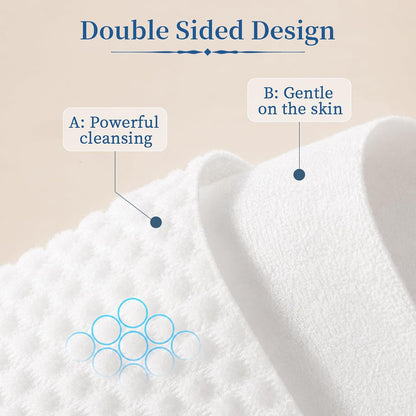 2 Pack (4 Pcs) 27''x54'' Portable Bath Towels for Travel