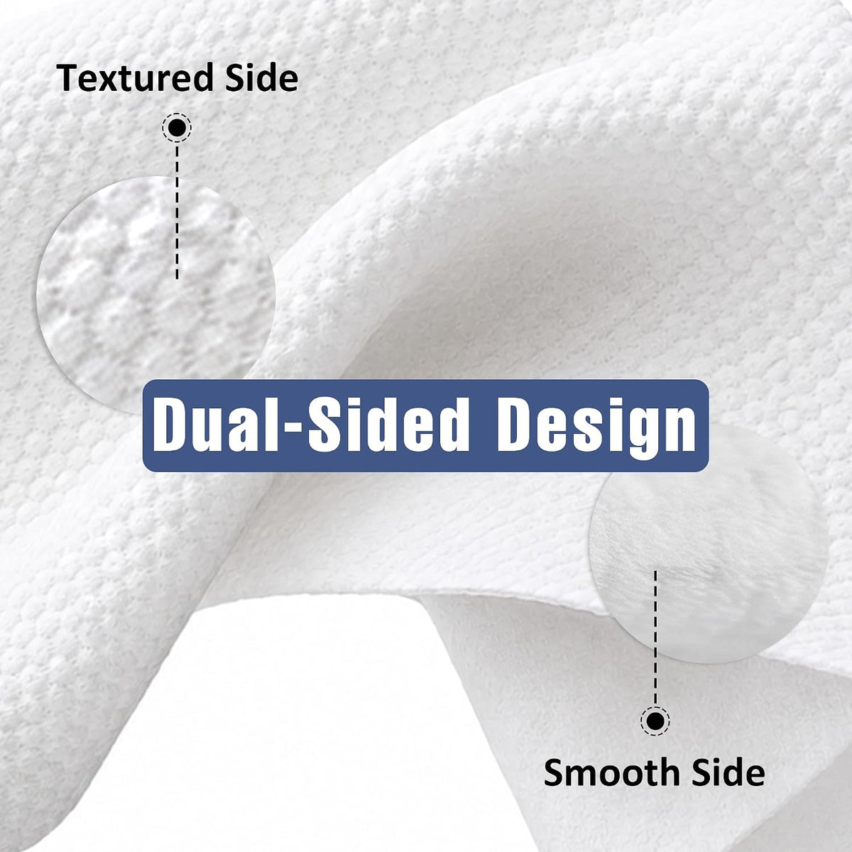 Ourmed Life Disposable Face Towels, XL, Ultra Soft & Absorbent, 50 Count