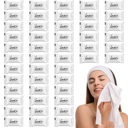 60 Pcs Disposable Washcloths for Travel, 11.8x9.4 inch