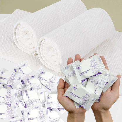 10 Pack Disposable Bath Towels for Travel Compressed Towels Large 55''X28''