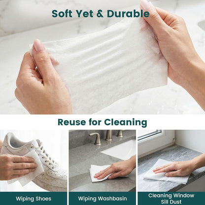 MCPINKY 580 PCS Cotton Compressed Towels, Bulk Disposable Face Towels