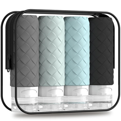 Silevoler Travel Bottles for Toiletries, TSA-Approved Travel Size Container