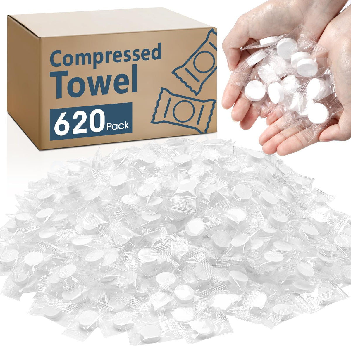 180 Pcs Compressed Towel, Mini Compressed Towel Tablets, Camping Towel