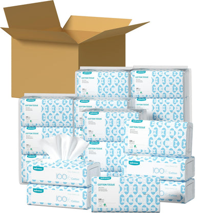 Winner Disposable Face Towels, 100% Cotton, 300 Count (Pack of 3)