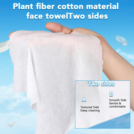100Pcs Disposable Compressed Towels Tablets, Portable Cotton Face Cloths